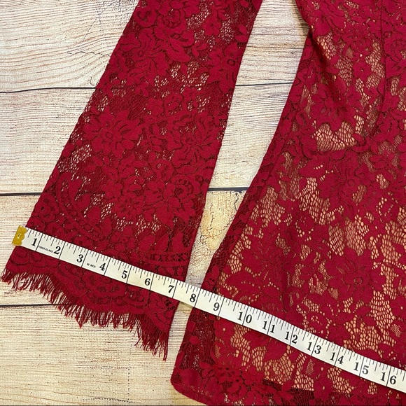 MAJORELLE Benson Mini Dress in Cranberry Red Dress - Picture 13 of 16